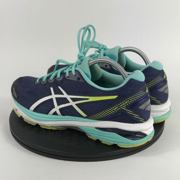 Asics GT-1000 Blue/Green Athletic Running Shoes T6A8N Women’s Size 11 - Picture 7 of 12